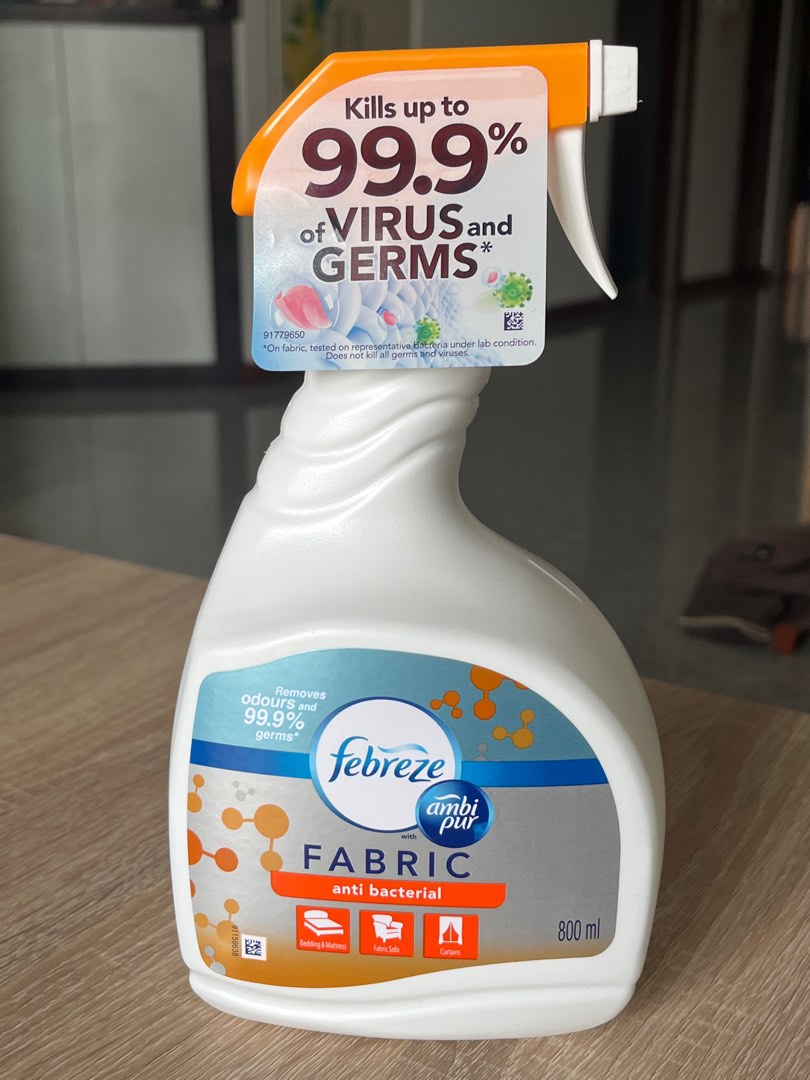 Febreeze (Anti Bacterial) 800ml, Beauty & Personal Care, Sanitary