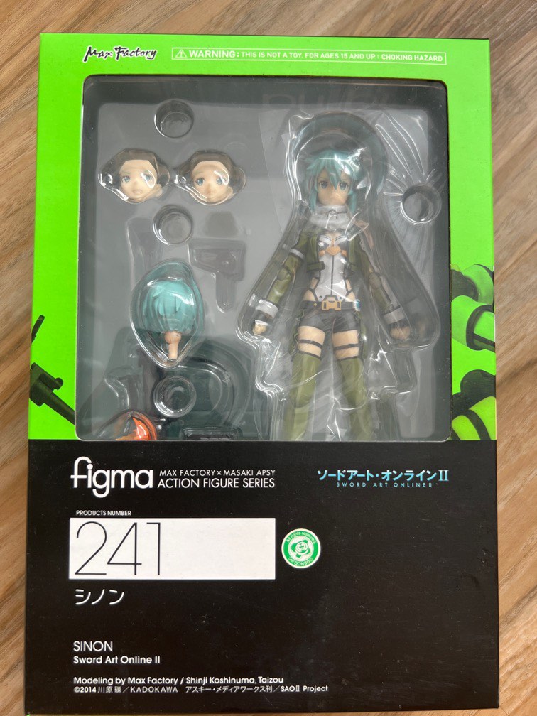 Figma Sinon Sword Art Online II ORIGINAL Max Factory Hobbies Toys