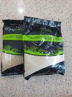Fine aquarium sand 0.5mm to 1mm in 2kg pack (2 available)