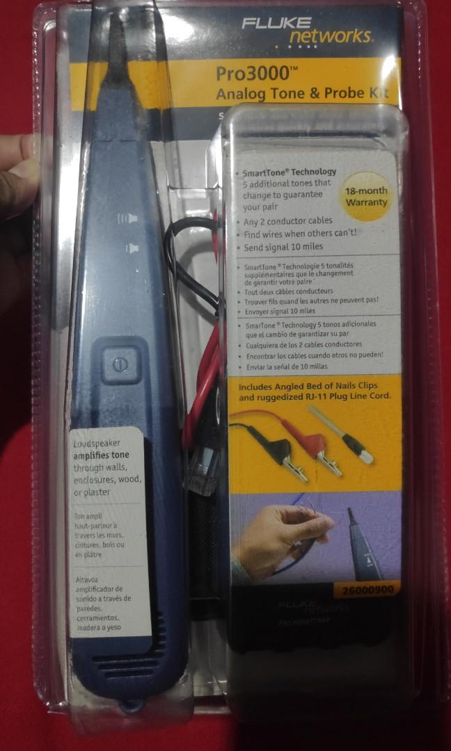 Fluke Pro 3000 Tone And Probe Kit