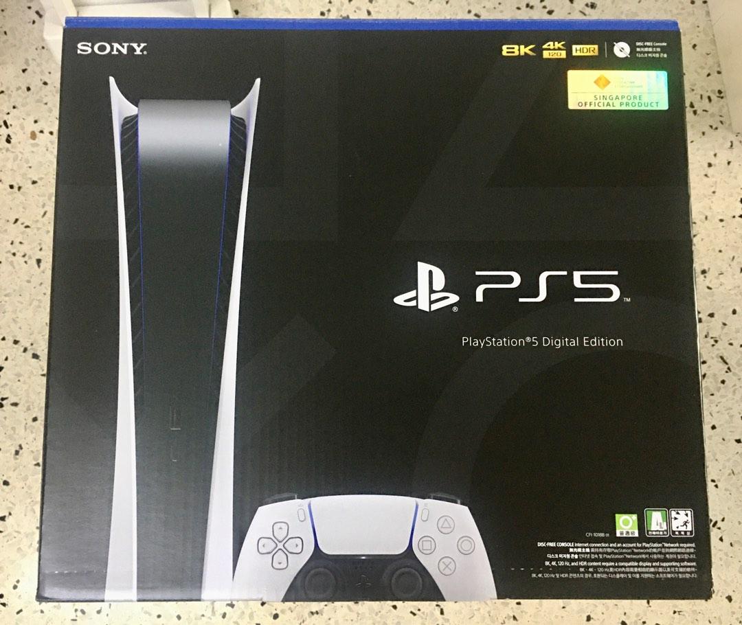 *FREE EMPTY BOX* PlayStation PS5 Digital Edition, Video Gaming, Video Game Consoles, PlayStation