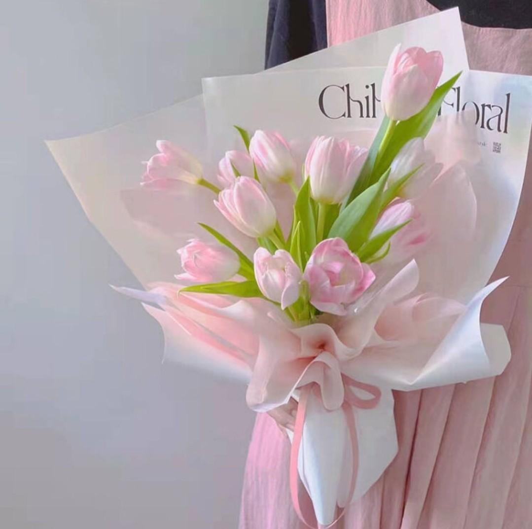 PINK TULIPS BOUQUET – THE LILY FIELD, 42% OFF