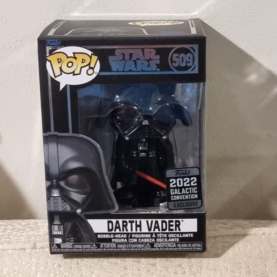 Funko Pop Star Wars : Darth Vader Galactic Convention 2022 #509 – Figurine Vinyle 10,1 Cm, édition Exclusive