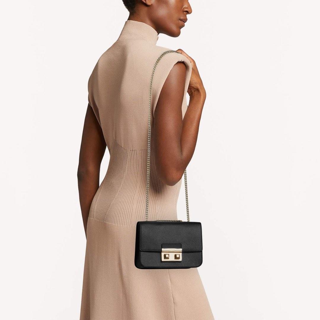 Furla bella small leather outlet crossbody