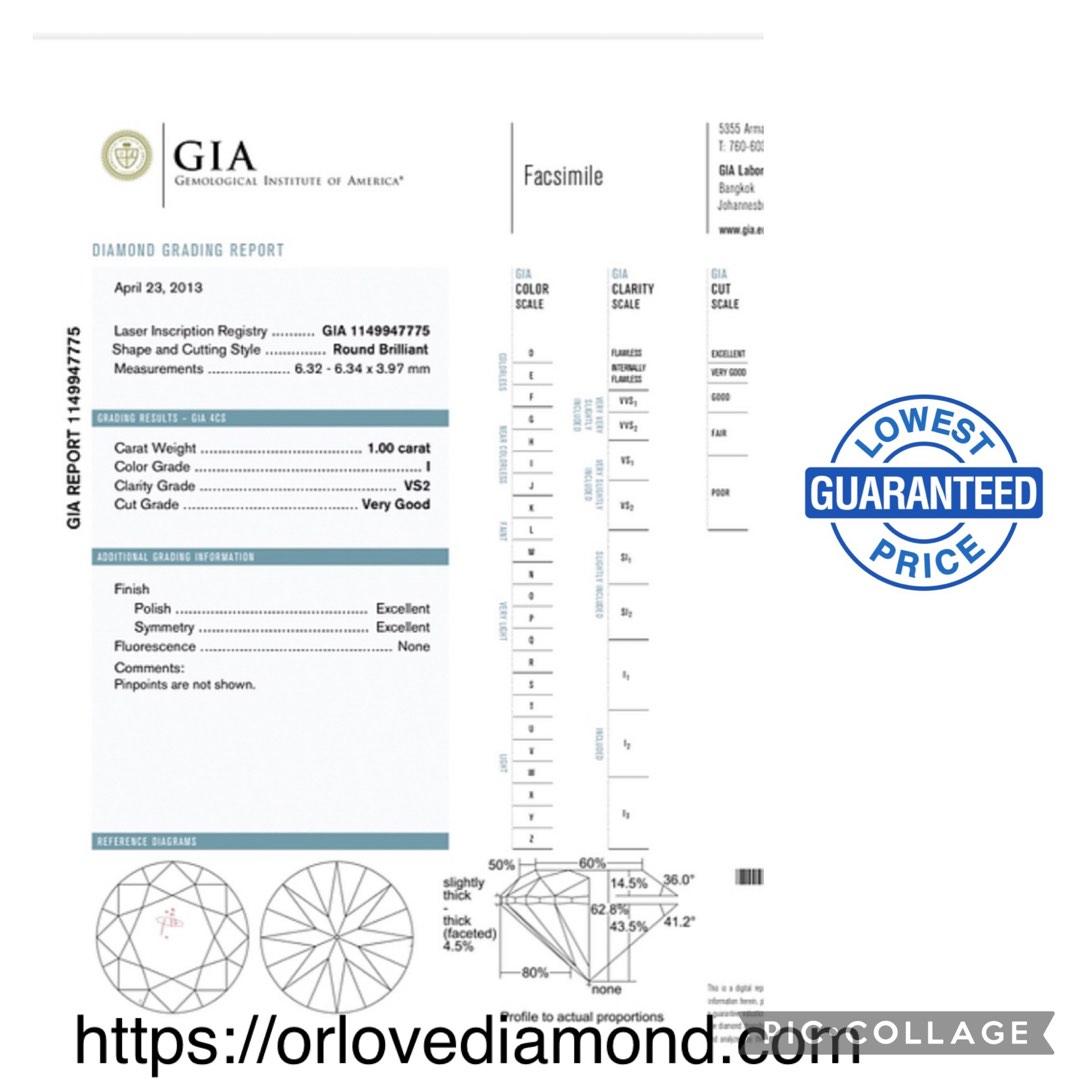 Gia hotsell loose diamond