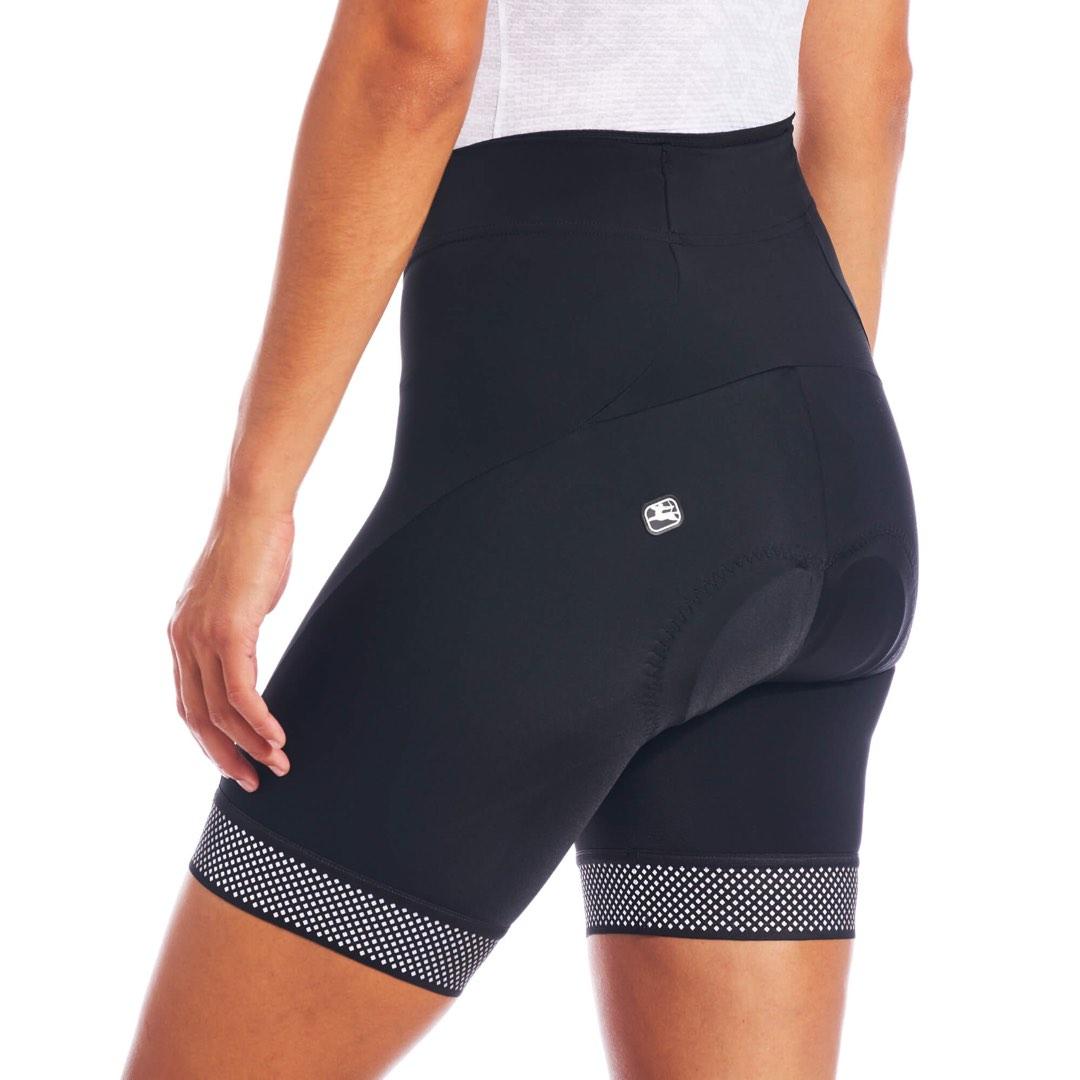 Giordana Silverline Woman Shorts Black With Reflective Accents
