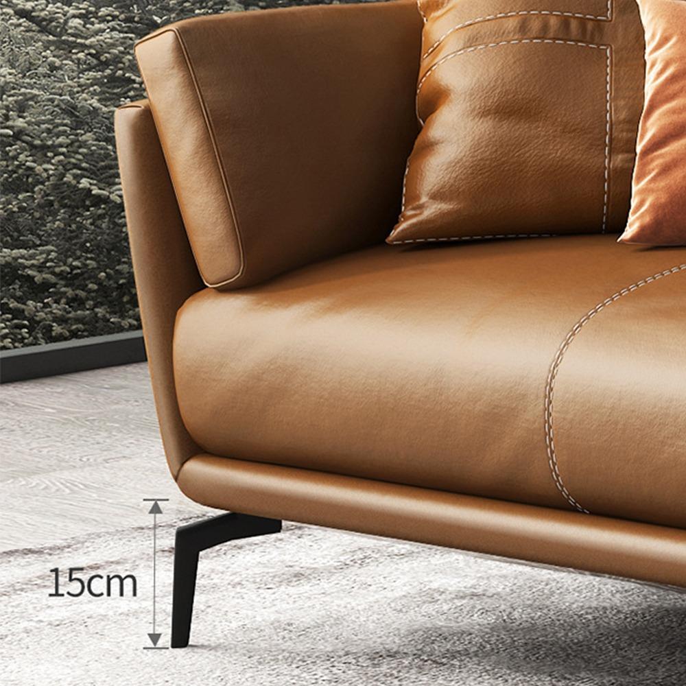 Faux Leather Sofa with Ottoman Single Seater Two Seater Three