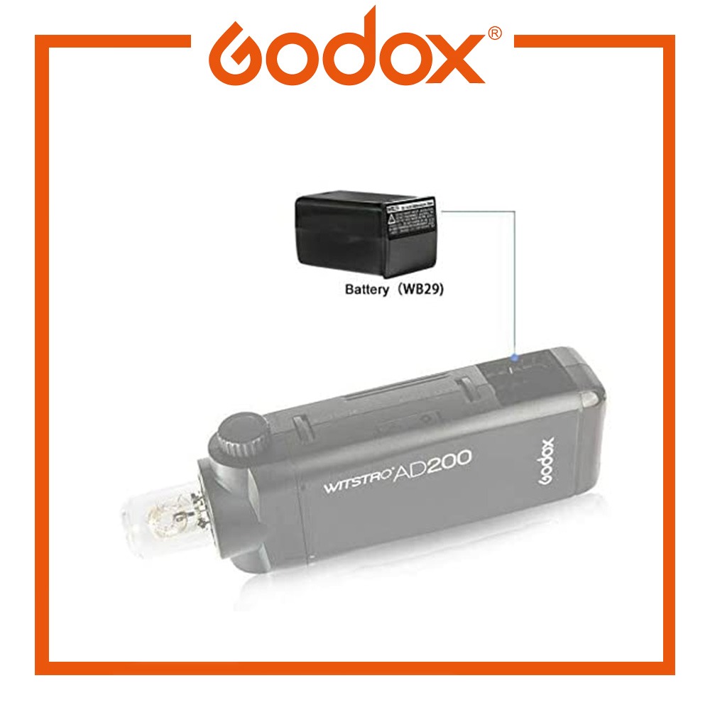 Godox VB22 Batterie Lithium Battery 7,2 V 2200 MAh Compatible Avec Les Flashs D'appareil Photo V480 Et V350