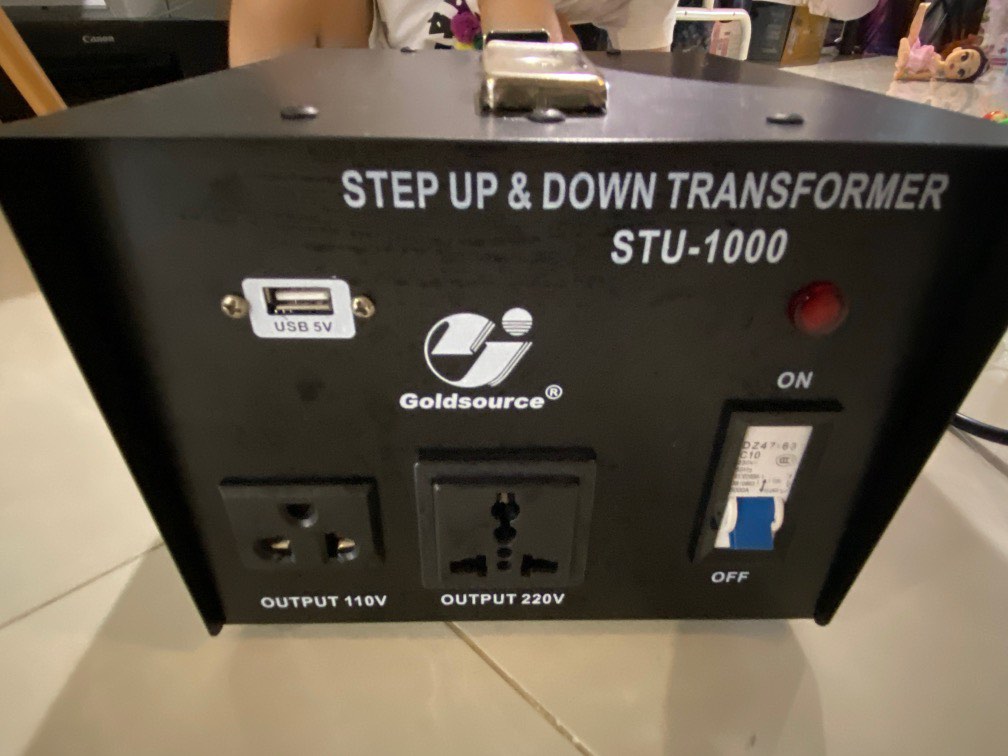 Goldsource St1000 Step Up Down Voltage Transformer Converter Tv Home