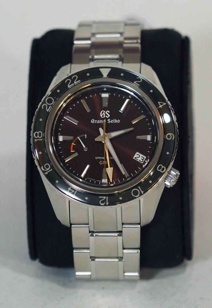 Grand Seiko SBGE245 Spring Drive GMT - Burgundy Dial in Singapore, Men's  Fashion, Watches & Accessories, Watches on Carousell