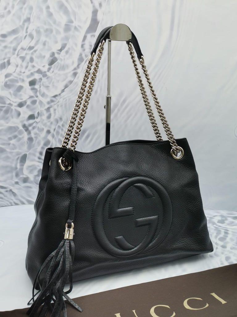 Gucci soho leather discount tote