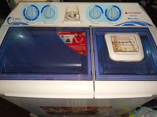 hanabishi twin tub washing machine