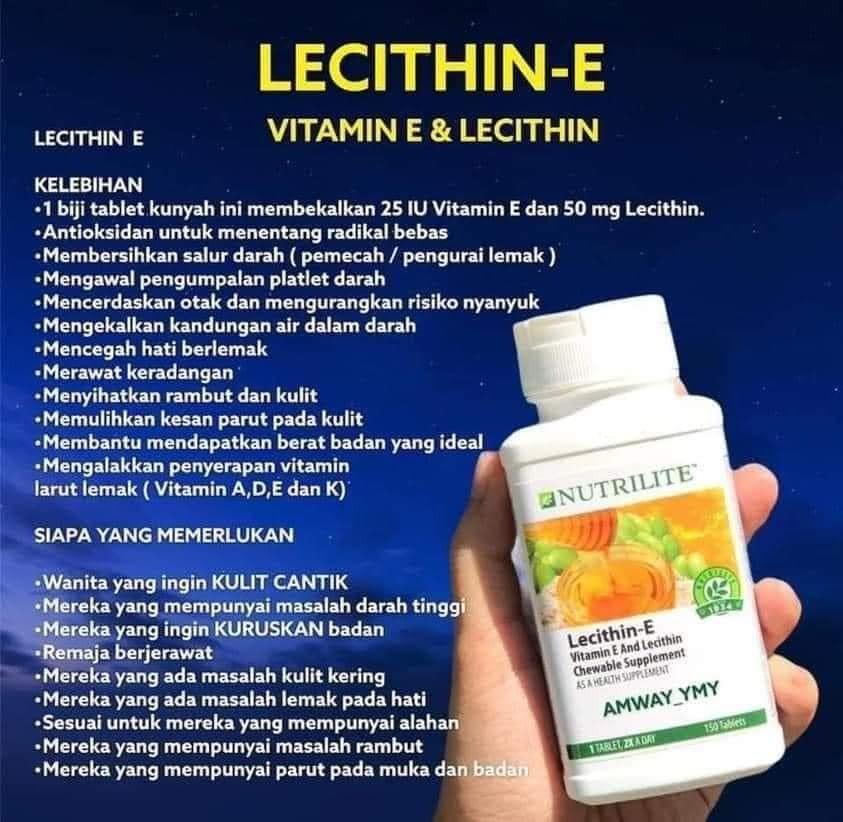 Hilangkan lemak & Kolestrol dlm Badan dgn LecithinE Nutrilite, Health