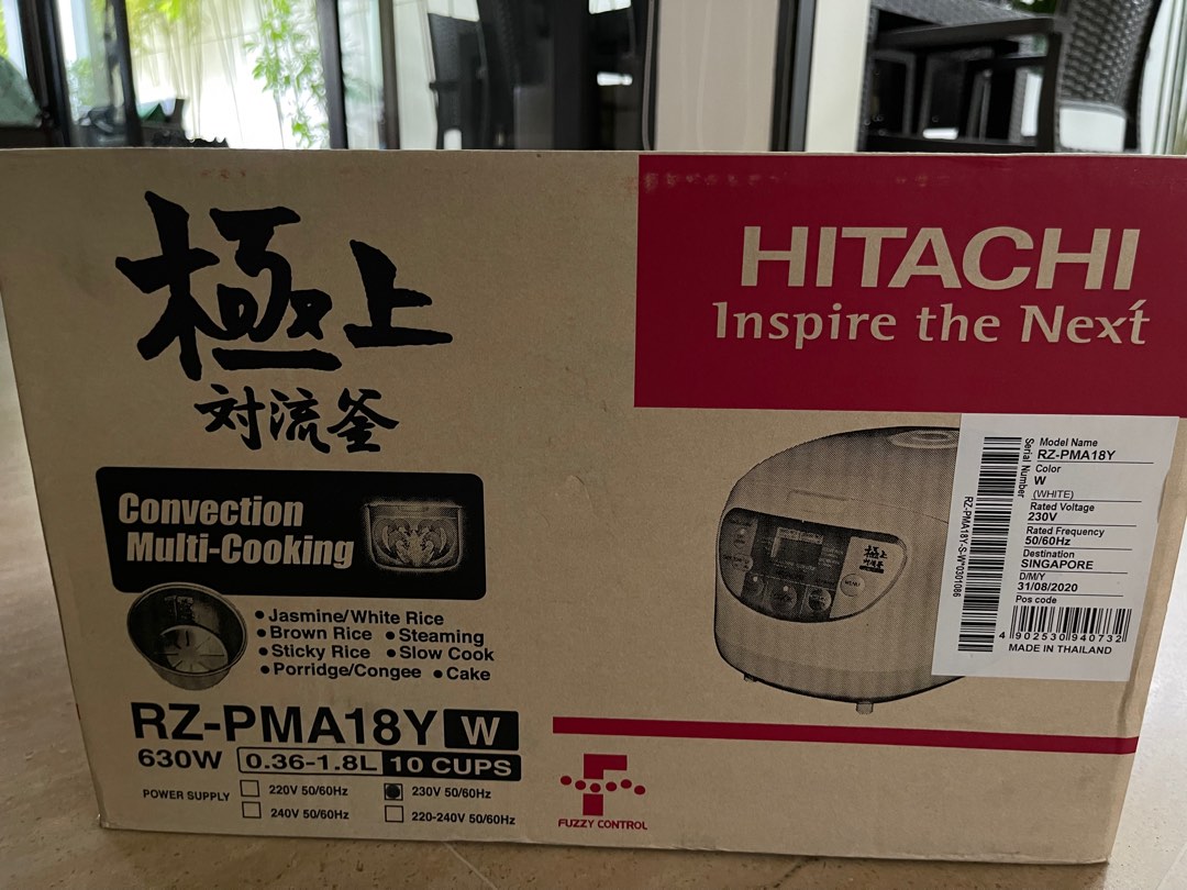 Hitachi Rice cooker, TV & Home Appliances, Kitchen Appliances, Cookers ...