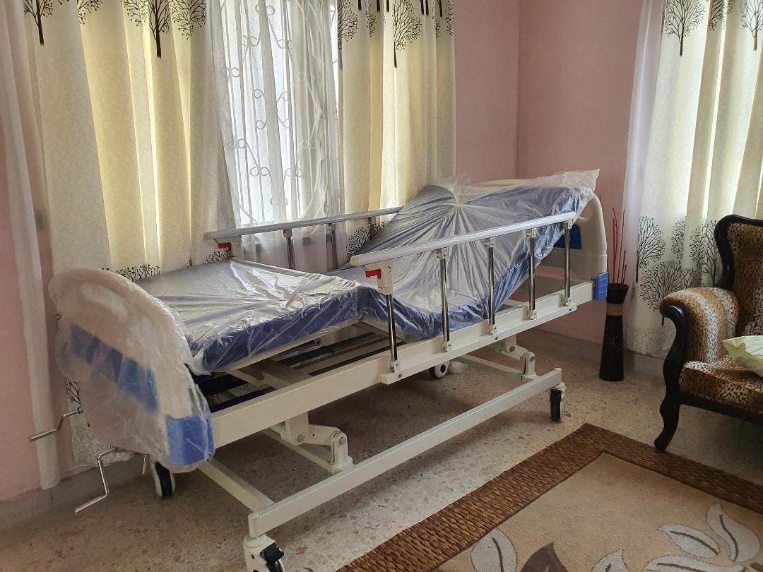 Hospital bed for bedridden patient, Furniture & Home Living, Furniture