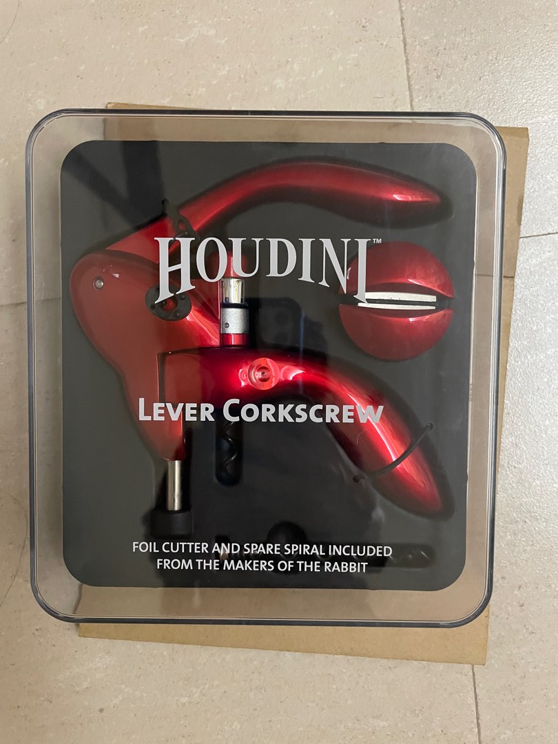 Houdini Bottle Wine Opener, Furniture & Home Living, Kitchenware