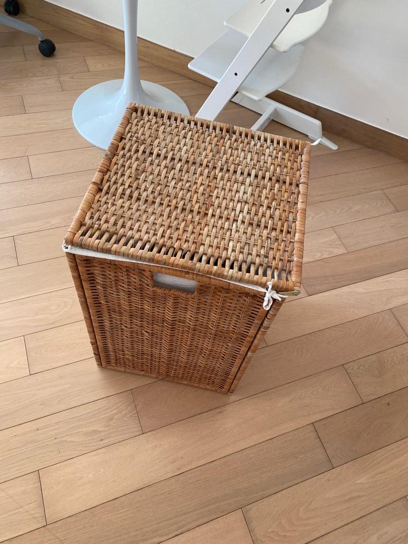 Ikea laundry basket branas, 傢俬＆家居, 傢俬, 書櫃、櫃子及架 on Carousell