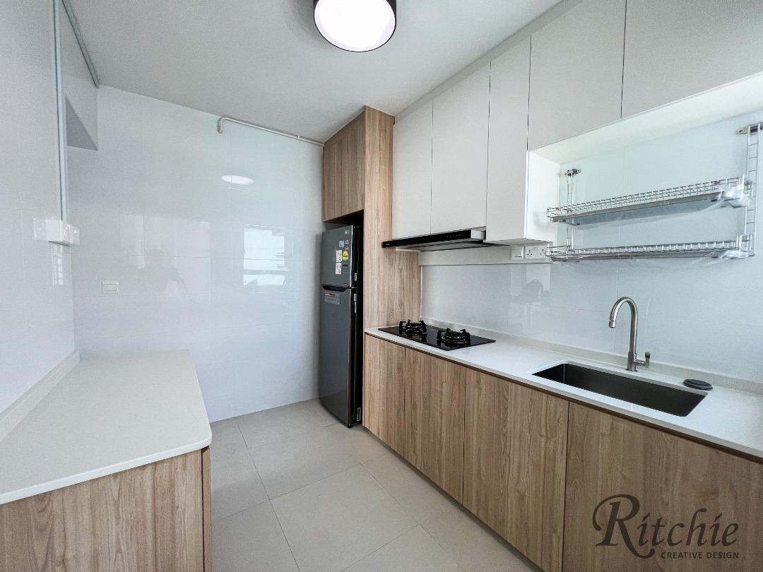 Interior Design HDB Kitchen & 2 toilets renovation package , Home ...