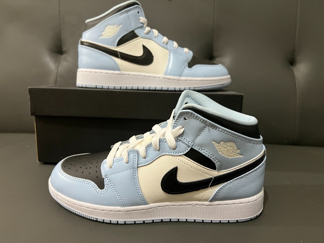 icy blue jordan 1s