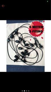 KABEL FITTING LAMPU GANTUNG KAFE