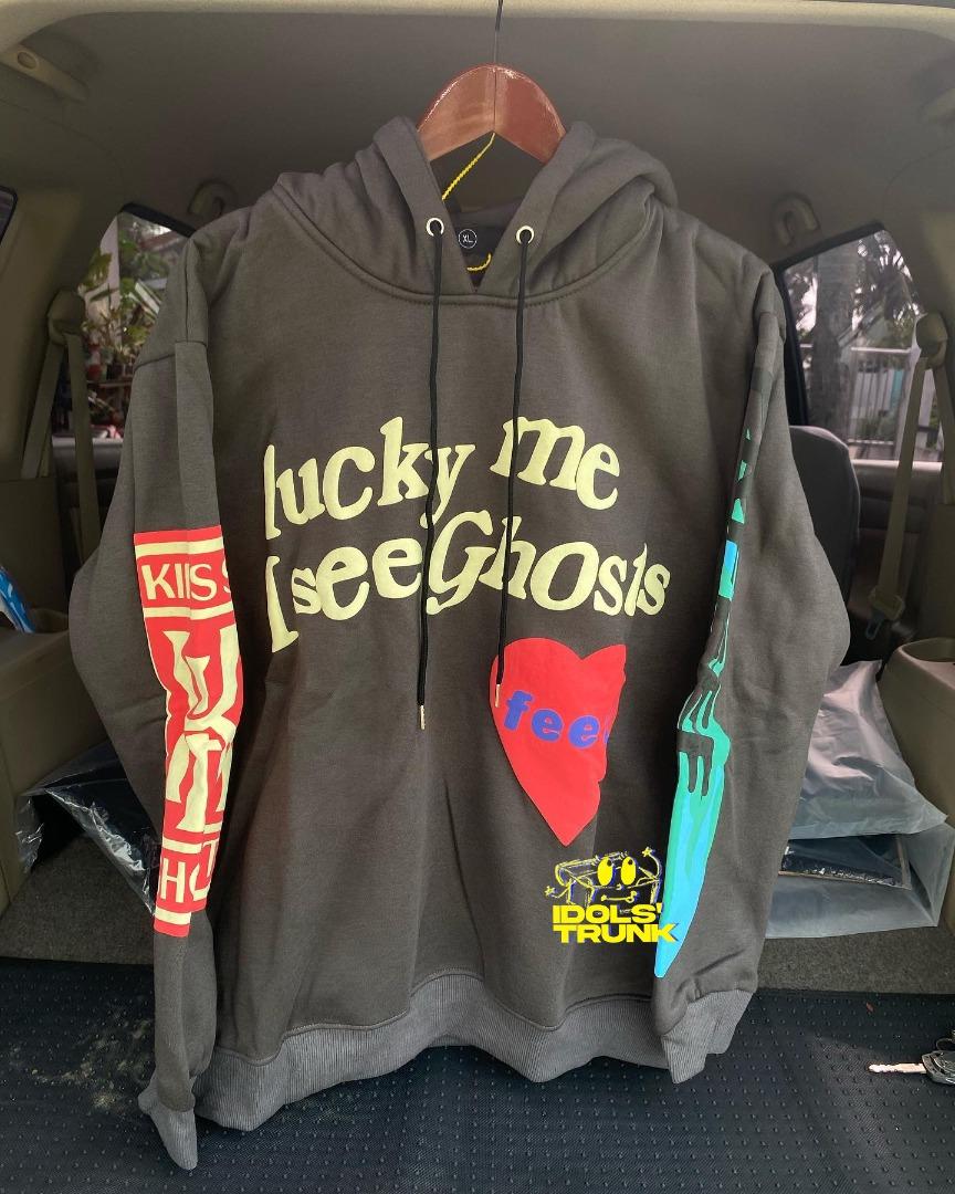 Kanye lucky me i see ghosts hoodie on sale