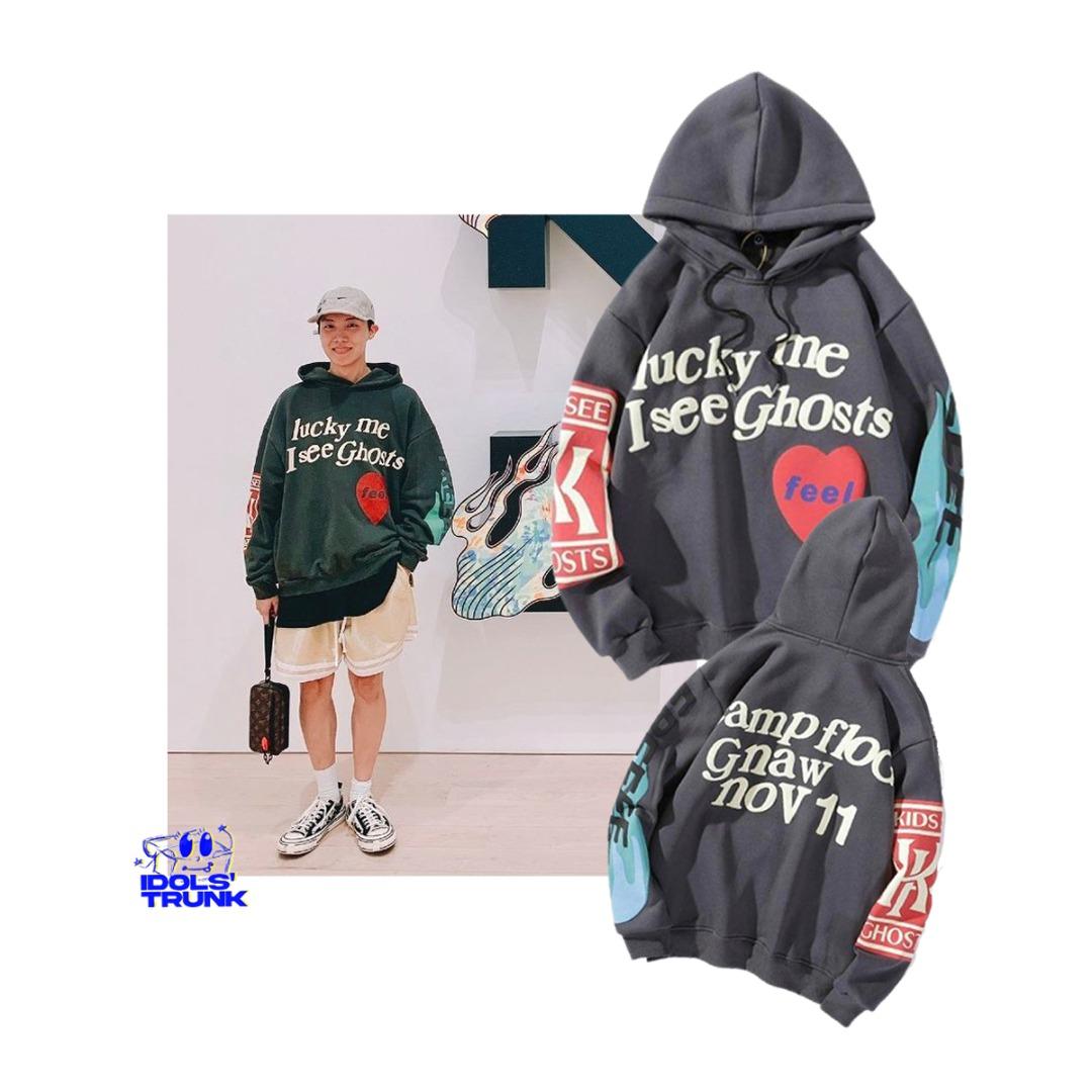 Kanye lucky me hotsell i see ghosts hoodie