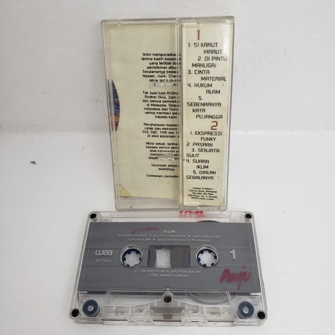 KASET IKLIM - WEA 1994 Cassette RARE, Hobbies & Toys, Music & Media ...