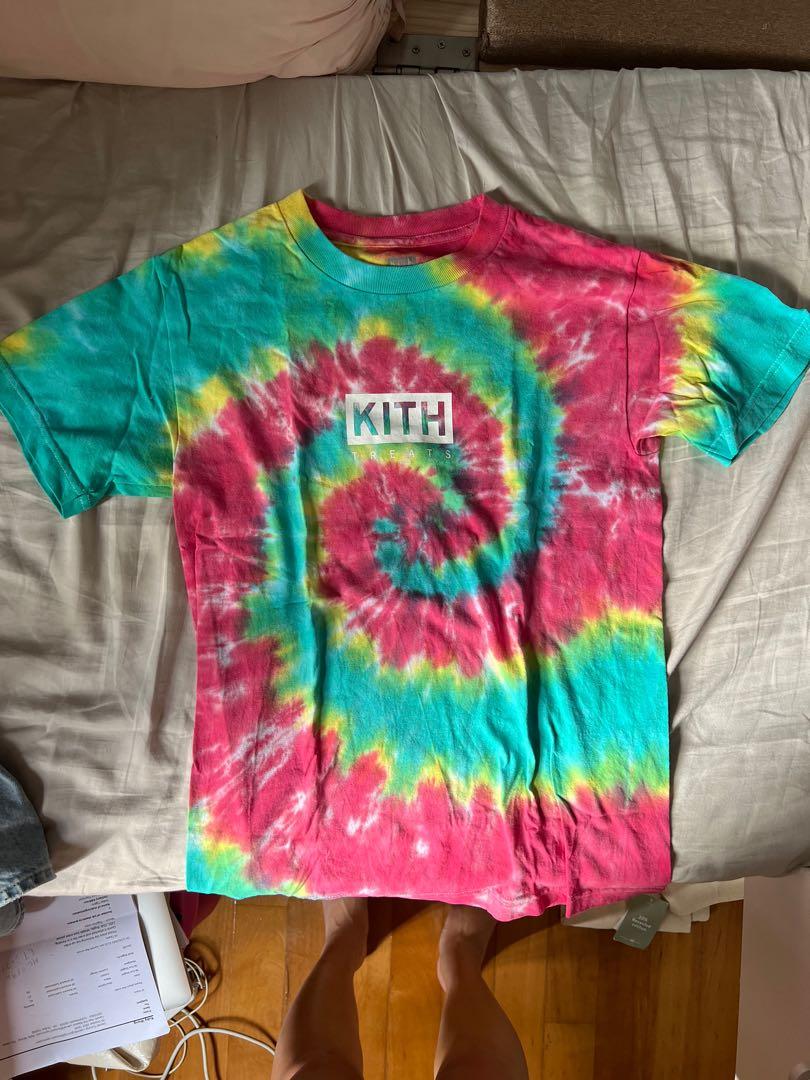 Kith tie dyed t-shirt, 男裝, 上身及套裝, T-shirt、恤衫、有領衫