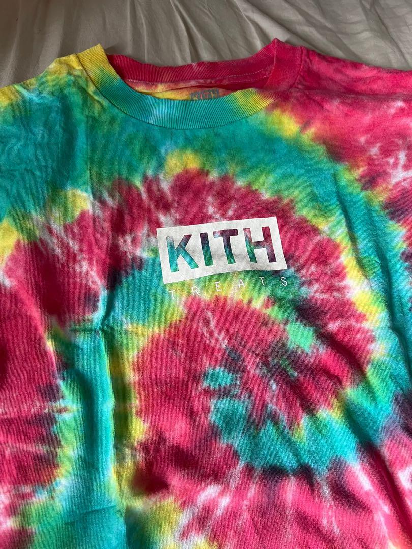 Kith tie dyed t-shirt, 男裝, 上身及套裝, T-shirt、恤衫、有領衫