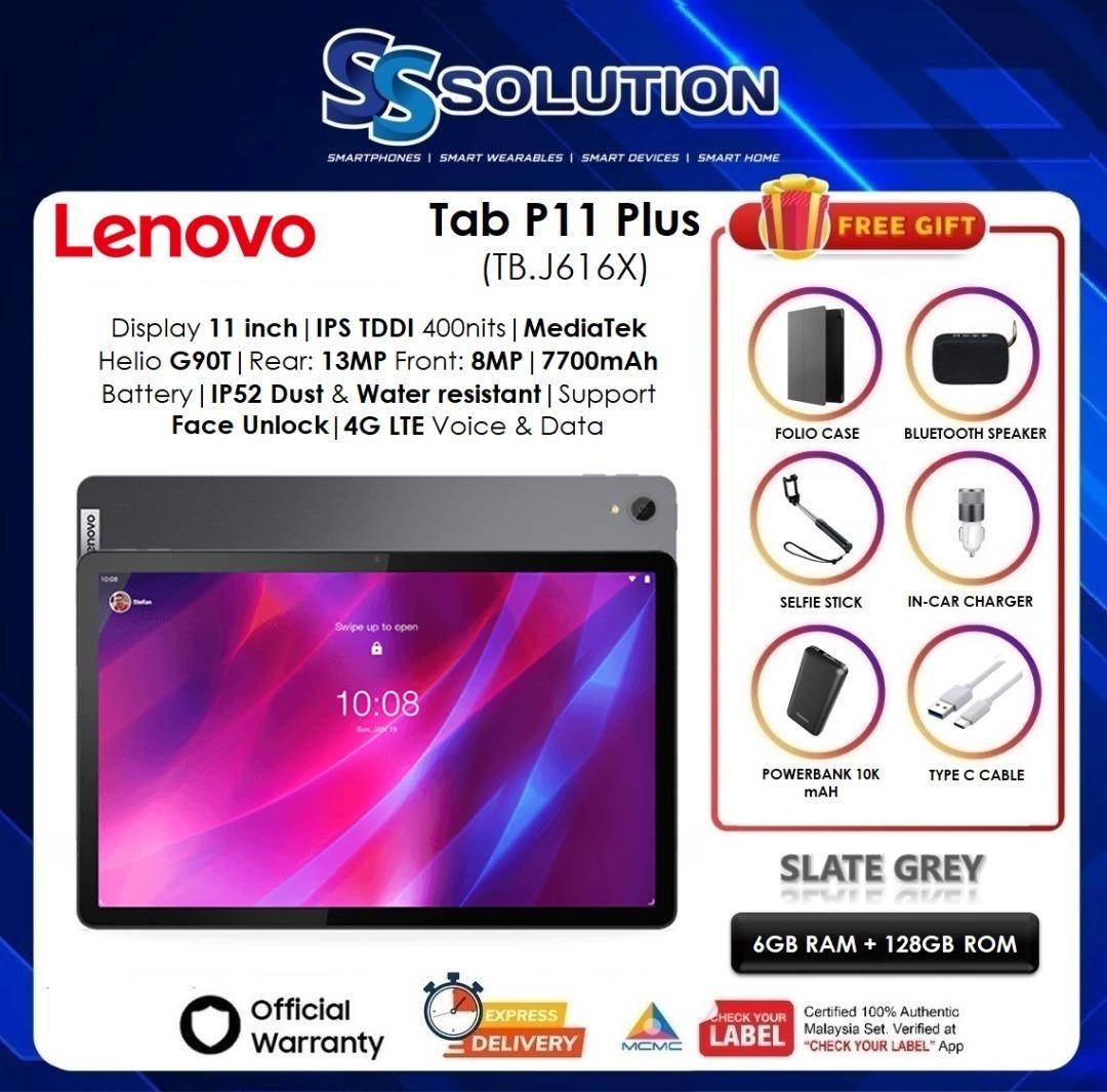 Lenovo Tab P11 Plus (Tb.J616X) 4G Lte Voice & Data | 11 Inch Ips Display |  7700Mah Battery | Mediatek Helio G90T, Mobile Phones & Gadgets, Tablets,  Others On Carousell