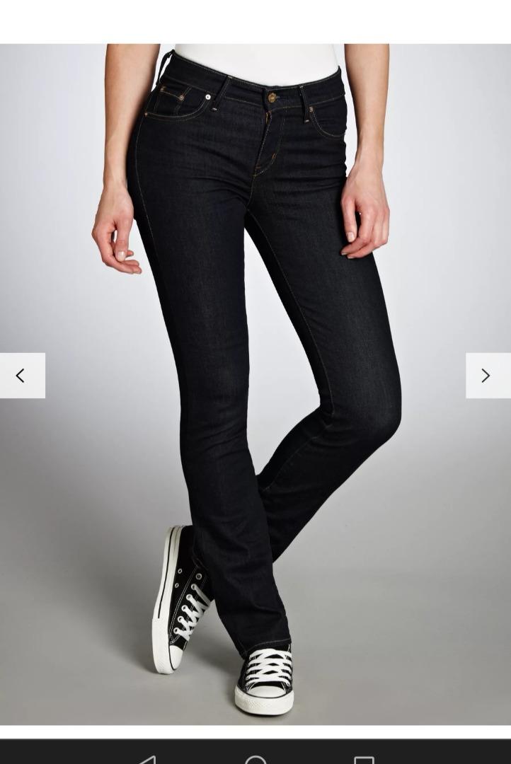 Levis denim curve straight leg hotsell