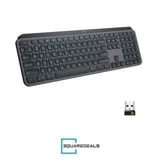 MAR PROMO | Logitech MX Keys Advanced Illuminated Wireless Keyboard Graphite for Windows & Mac
