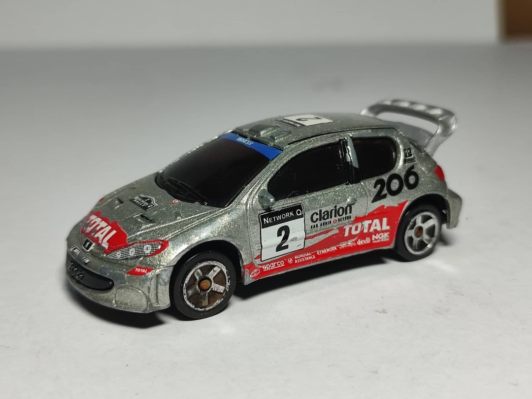 NOREV 3 INCHES 1/64 Peugeot 206 Wrc N°2 Clarion Totale Rally 300 Cv 220 Km/H Box EUR 9,99 - IT