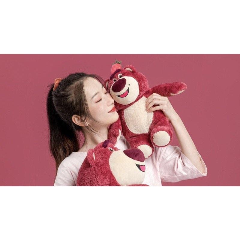 Toy Story Lotso Plush Toy by Miniso (Category: Plushies & Soft Toys) located in Mandaluyong City. Submitted by urgifted (Listing ID 1189006107, Image 3). Description: Having this plush toy will give you quality cuddling time with Lotso. He’s sure to bring smiles any time of the day. • Approx 35cm • strawberry scent • Kindly ask for availability as stocks may come and go. .