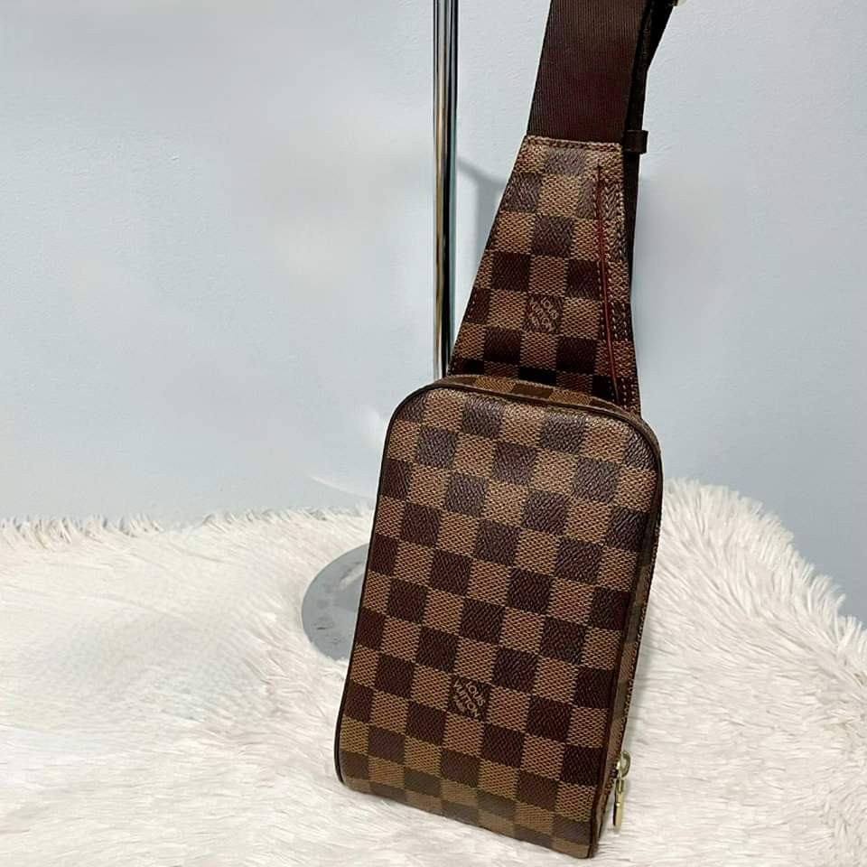 Louis Vuitton Damier Ebene Geronimo, Luxury, Bags & Wallets on Carousell
