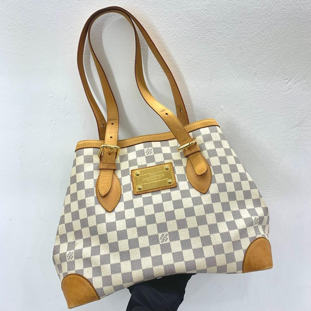 Louis Vuitton Damier Azur Hampstead PM - White Totes, Handbags