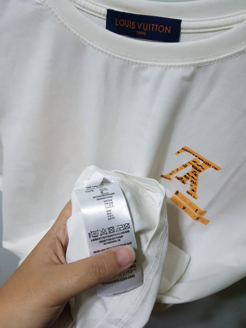 LV x Nigo Printed Heart Sweatshirt in Grey, Luxury, Apparel on Carousell