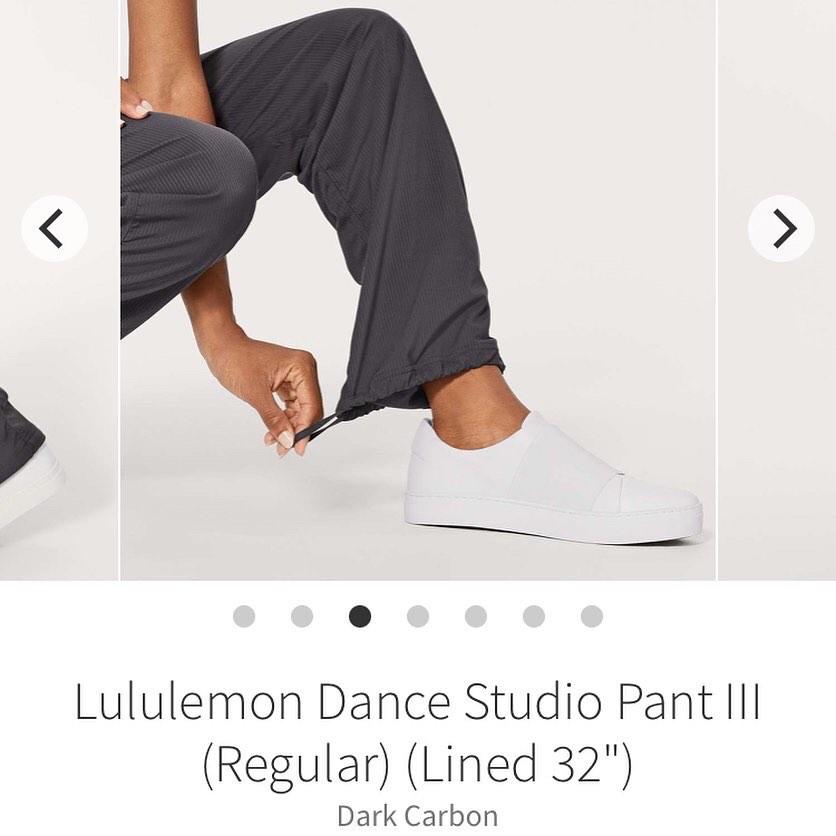 Lululemon Dance Studio Pant III (Regular) (Lined 32) - Dark