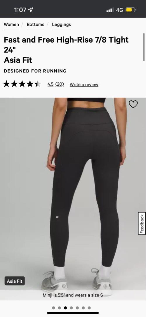 NEW LULULEMON LEGGING REVIEW / FAST AND FREE HIGH-RISE TIGHT 