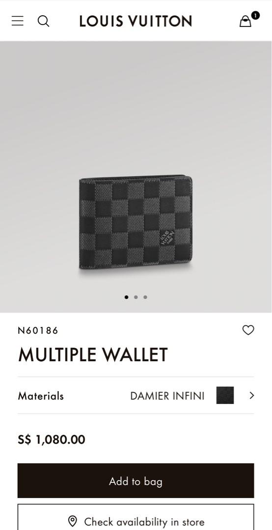 Multiple Wallet Damier Infini Leather - Wallets and Small Leather Goods  N60186