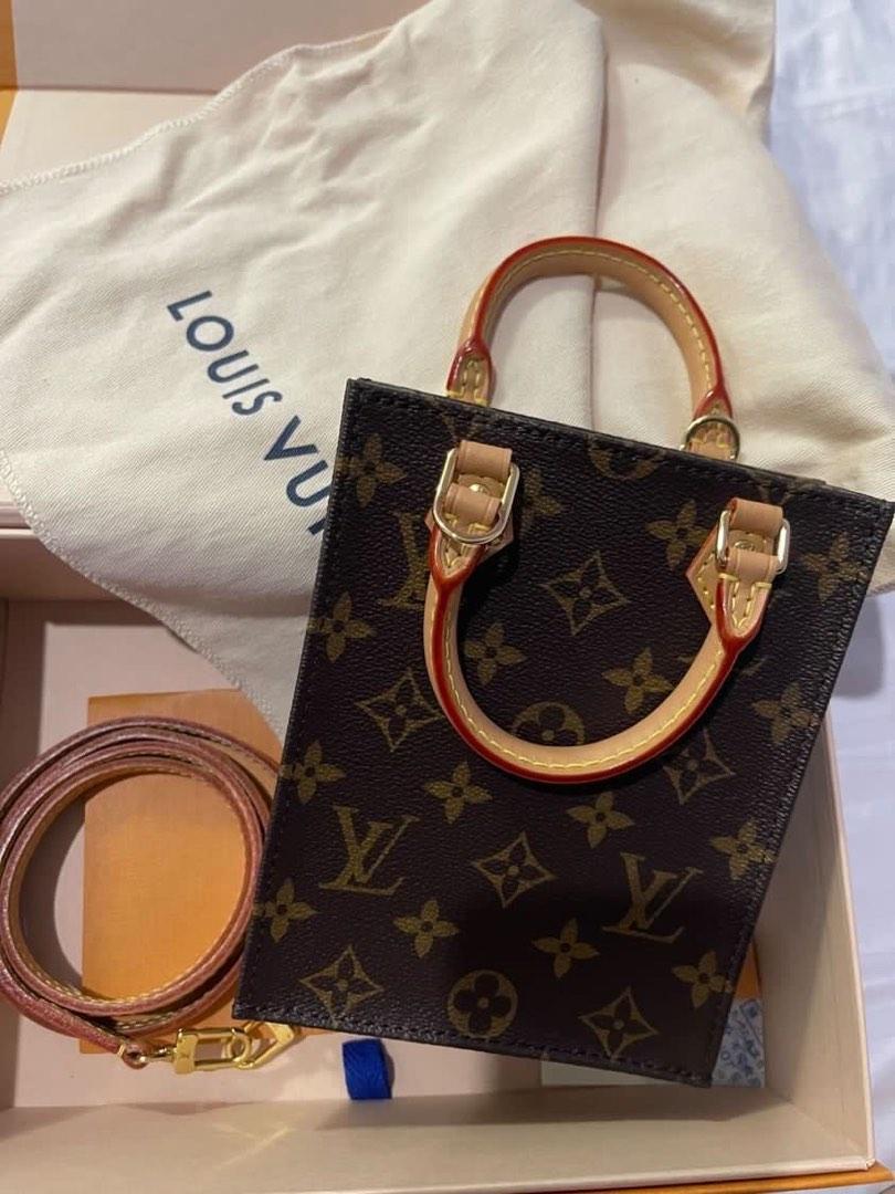 LV Louis Vuitton Petit Sac Plat Authentic, Luxury, Bags & Wallets on  Carousell