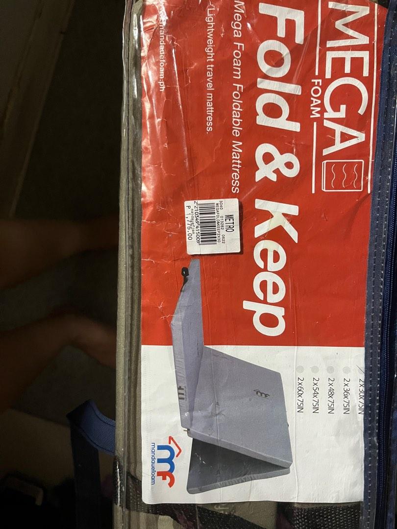 Mandaue Foam Foldable Mattress, Furniture & Home Living, Bedding