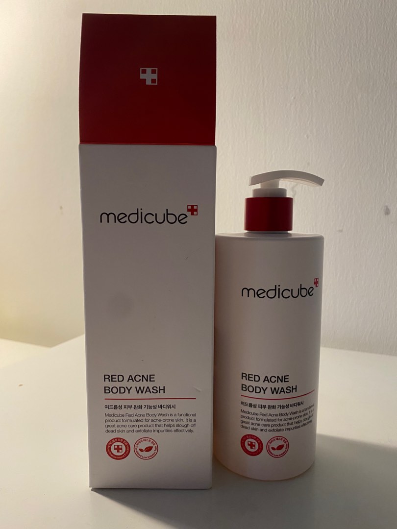 Medicube red acne body wash, Beauty & Personal Care, Bath & Body, Body