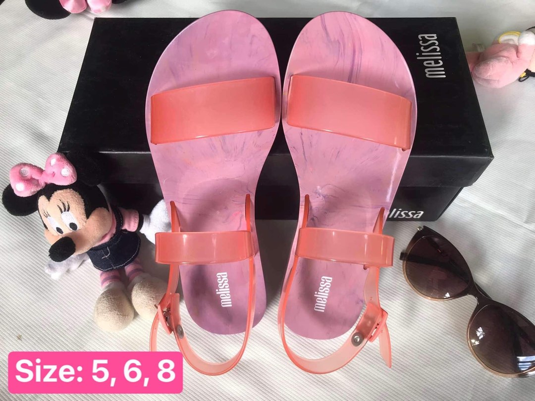 Melissa Sandals US5,6,8, Women's Fashion, Footwear, Flats & Sandals on