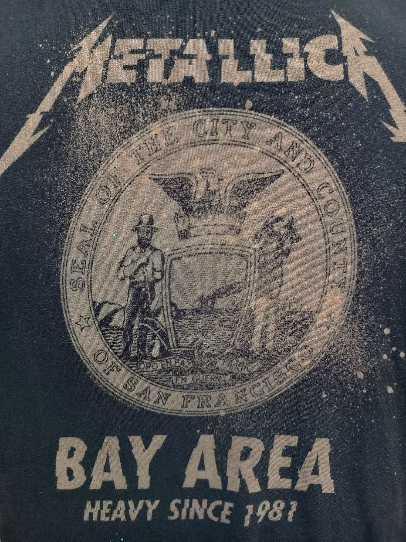 Metallica bay shop area t shirt