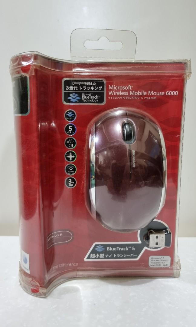 Microsoft Wireless Mobile Mouse 6000, Computers & Tech, Parts