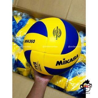 Mikasa Volleyball FIVB MVA 360 with Air Pump, Pins, Net, Bag Set