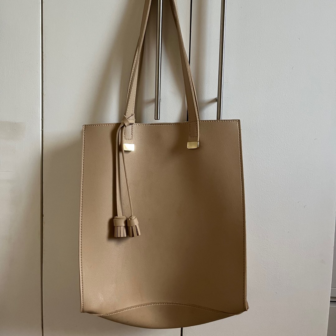 Miniso Beige Light Brown Bag Women s Fashion Bags Wallets