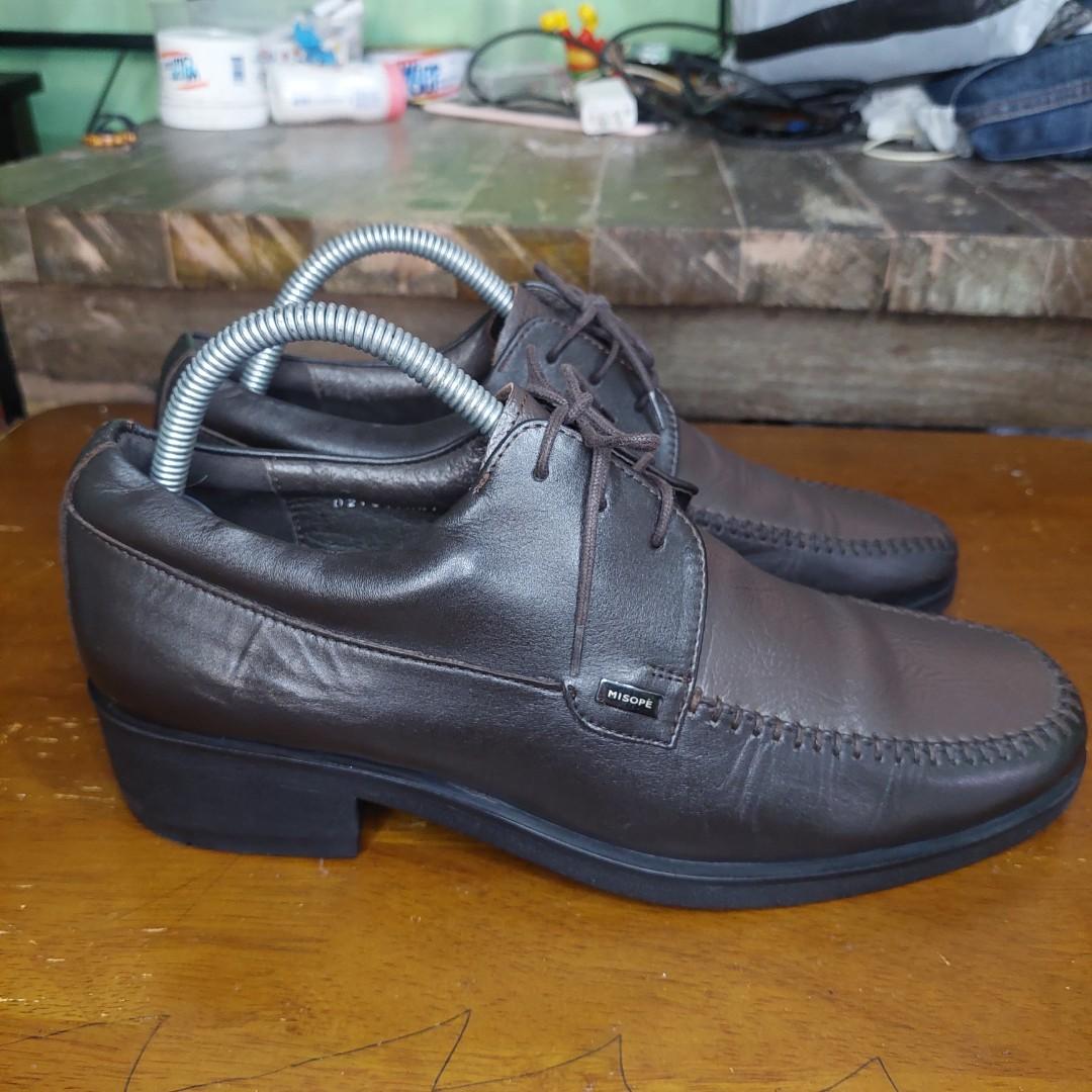 MISOPE LEATHER SHOES SIZE 7.5 men, Men's Fashion, Footwear, Casual Shoes on  Carousell