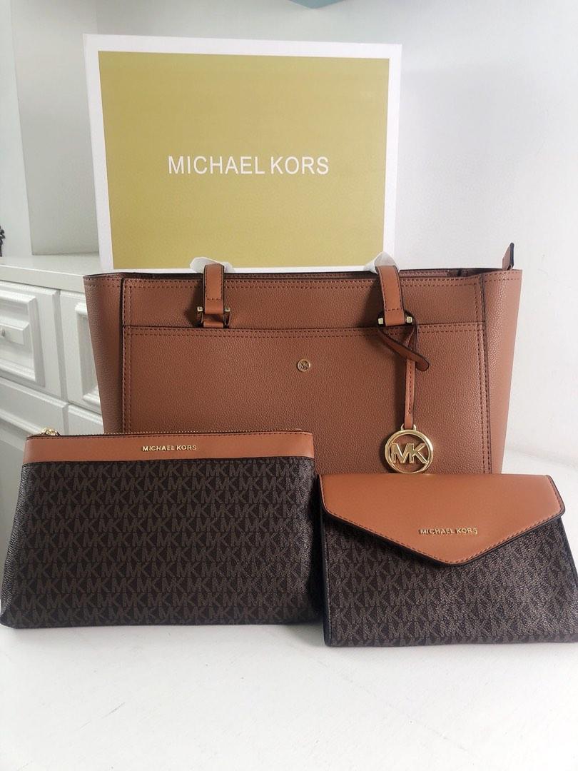 Michael kors 3 piece purse set shop